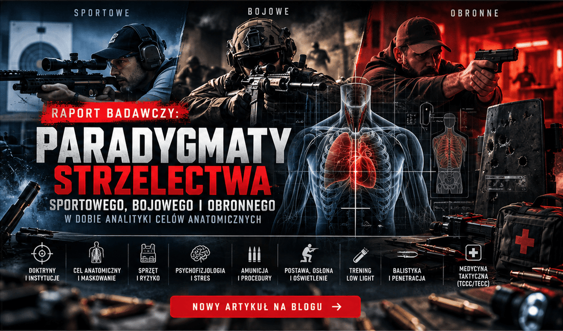 Raport badawczy: Paradygmaty strzelectwa sportowego, bojowego i obronnego w dobie analityki celów anatomicznych. - Poland Security Academy On-line Shop