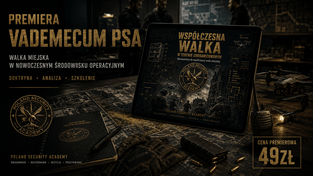 Vademecum PSA: Współczesna walka w terenie zurbanizowanym — e - book PDF - Poland Security Academy On - line Shop
